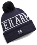 Czapka zimowa Under Armour Halftime Pom Beanie Granatowa