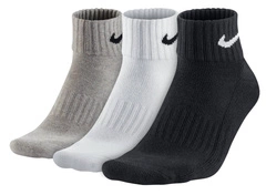 Skarpety NIKE męskie 3-pak Krótkie CUSHION QUARTER 3 kolory