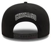 Czapka z daszkiem NEW ERA Chicago Bulls Metallic  Black 9FIFTY czarna M/L