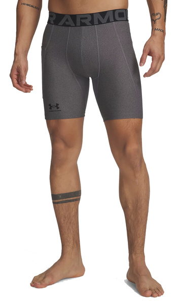 Spodenki męskie UNDER ARMOUR Sportowe HeatGear® Compression szare