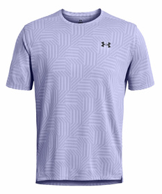 Koszulka męska Under Armour Tech Vent Geotessa fioletowa