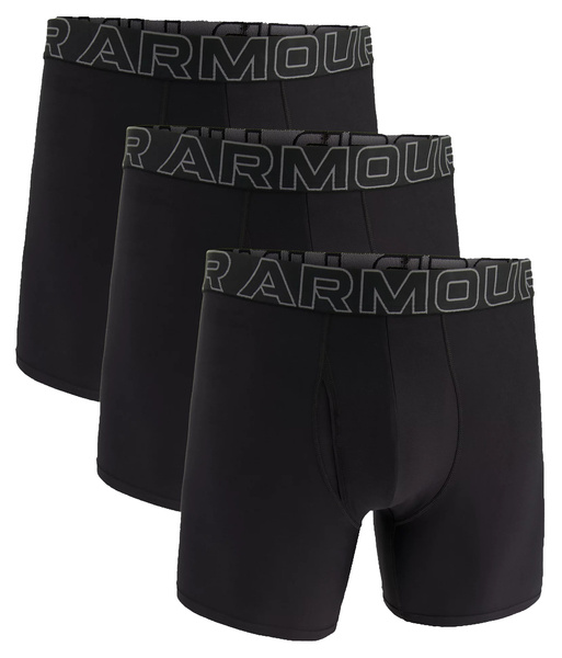 Bokserki męskie UNDER ARMOUR Czarne - 3 PAK Performance Tech 6in