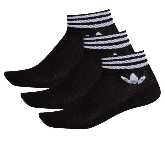 Skarpety ADIDAS Trefoil Ankle Socks 3 pary czarne