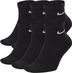 Skarpety NIKE Everyday Cotton Cush Ankle 6 pak DRI-FIT czarne