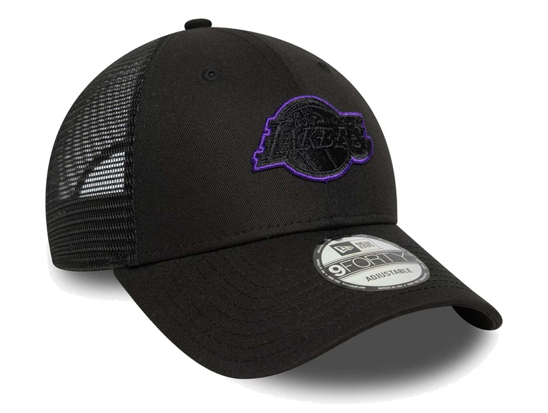 Czapka Trucker NEW ERA z daszkiem NBA LA Lakers Czarna 9FORTY