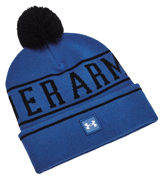 Czapka zimowa Under Armour Halftime Pom Beanie Blue