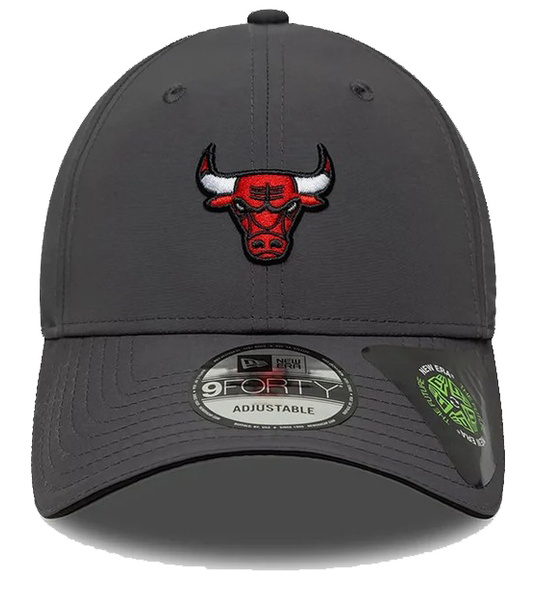 Czapka z daszkiem NEW ERA Chicago Bulls Recycled NBA 9FORTY szara