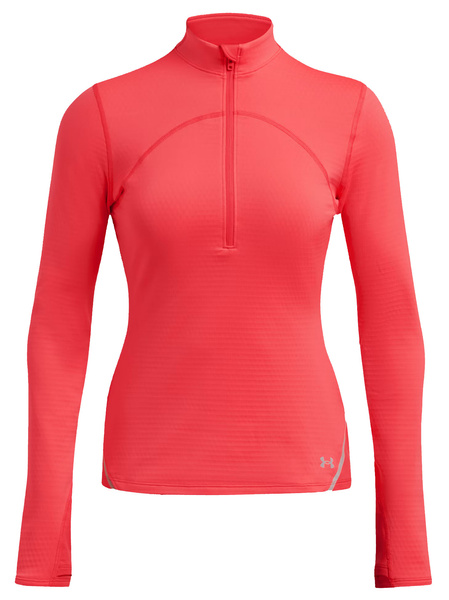 Damska koszulka UNDER ARMOUR Vanish CW 1/2 Zip różowa