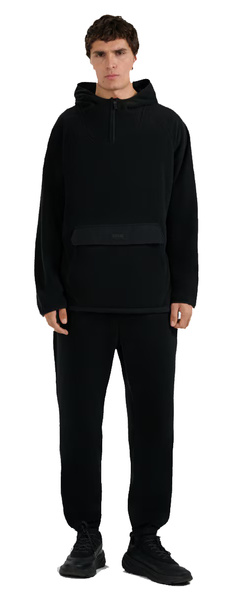 Spodnie dresowe 4F polarowe Sportowe męskie czarne