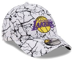 Czapka z daszkiem NEW ERA LA Lakers Marble biała