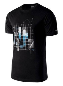 Koszulka męska HI-TEC T-SHIRT RODEN czarna 