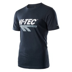 Koszulka męska HI-TEC T-Shirt RETRO Granatowy