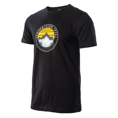 Koszulka męska HI-TEC T-Shirt ZERGO Czarny
