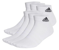 Skarpety ADIDAS Białe Cushioned Ankle Socks 6 Par 