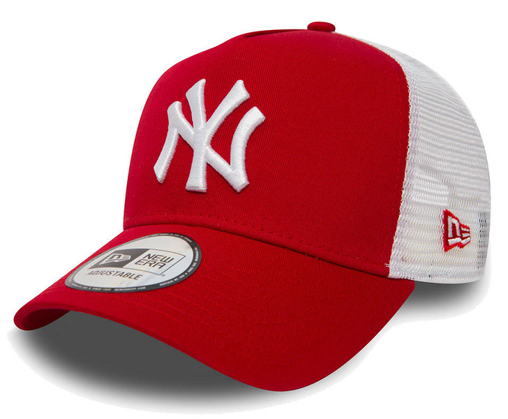 Czapka NEW ERA Clean Trucker New York Yankees czerwona