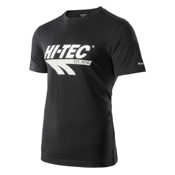 Koszulka męska HI-TEC T-Shirt RETRO Czarny